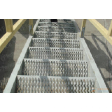 Metal de protección expandida galvanizada para escaleras de pedal